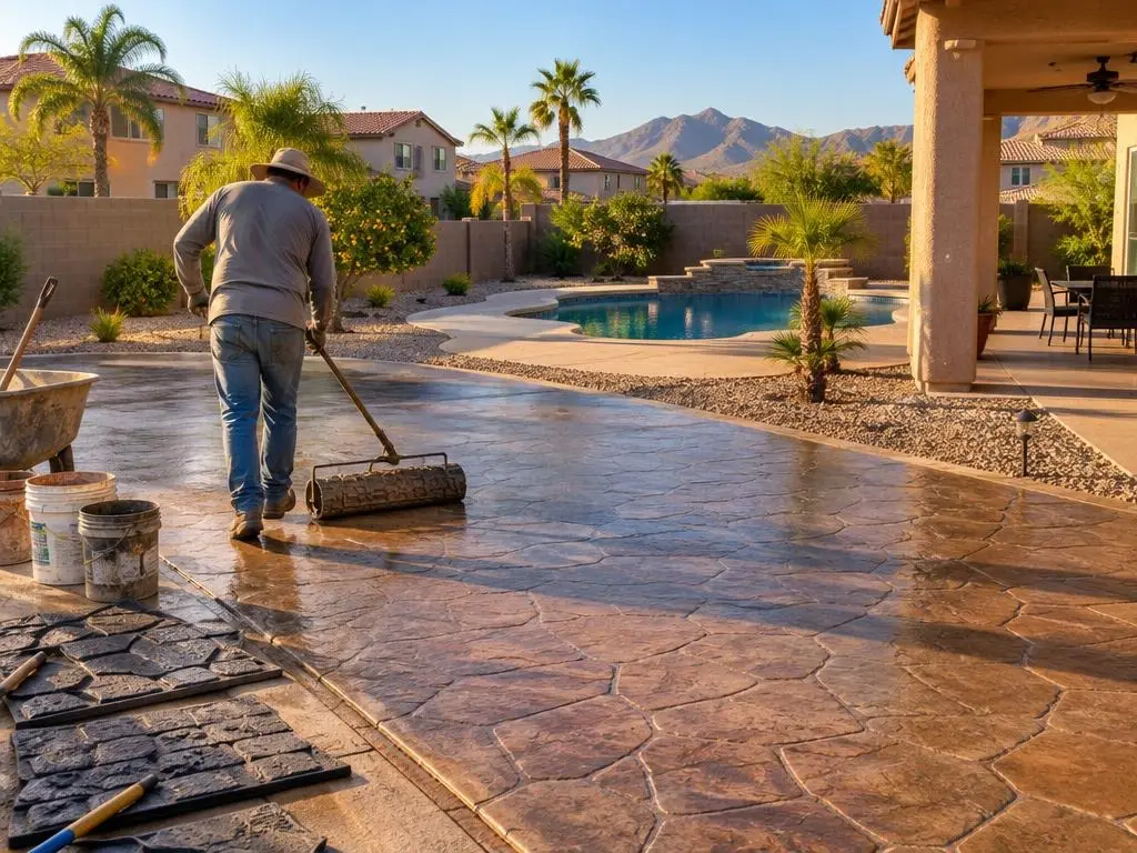 Stamped Concrete in Gilbert, AZ
